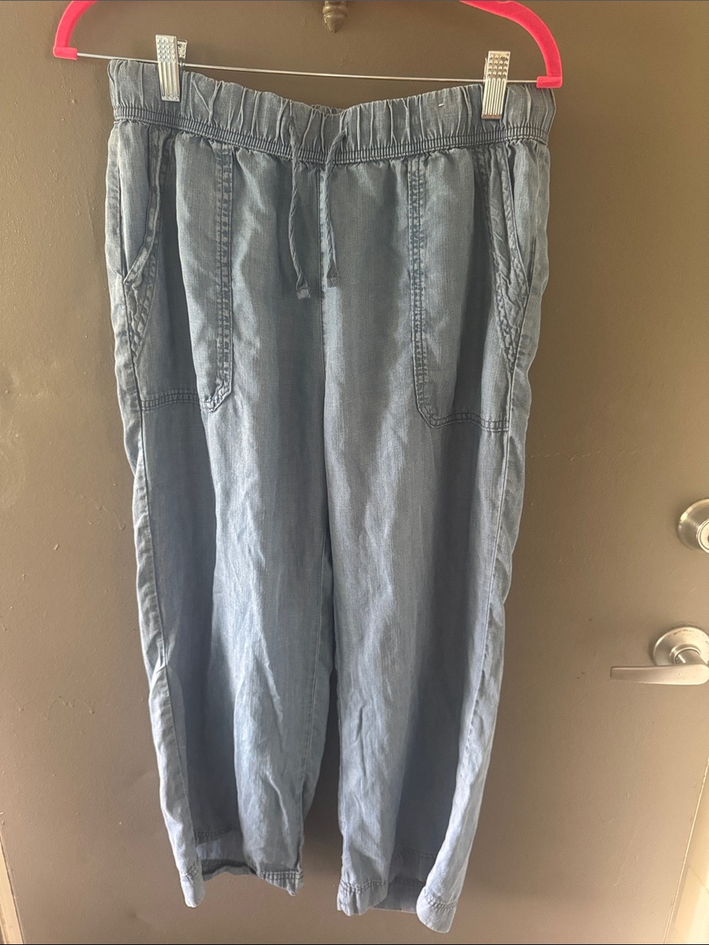 Splendid Light Wash Chambray Trouser - Picture 2 of 3